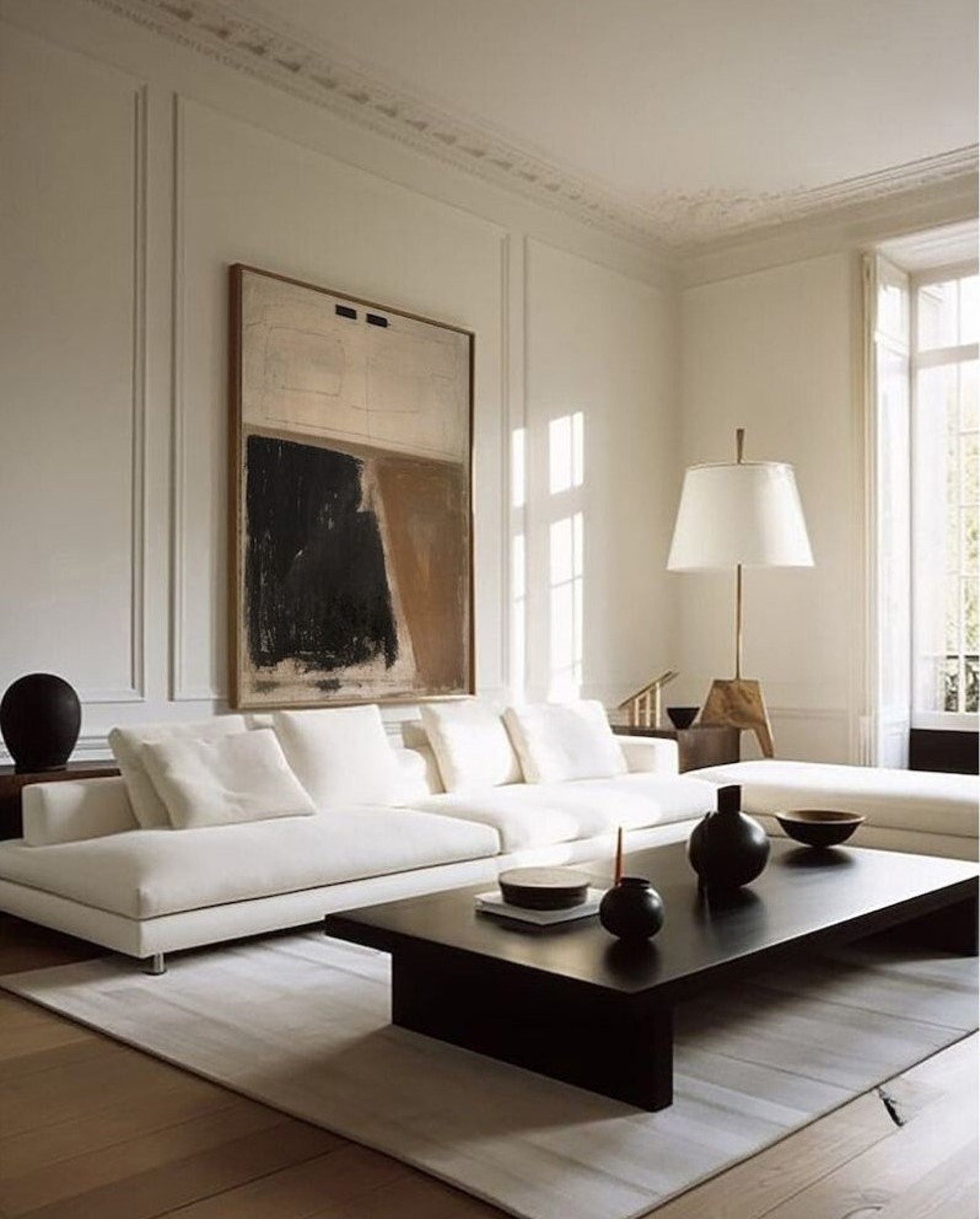 Brown Abstract Painting