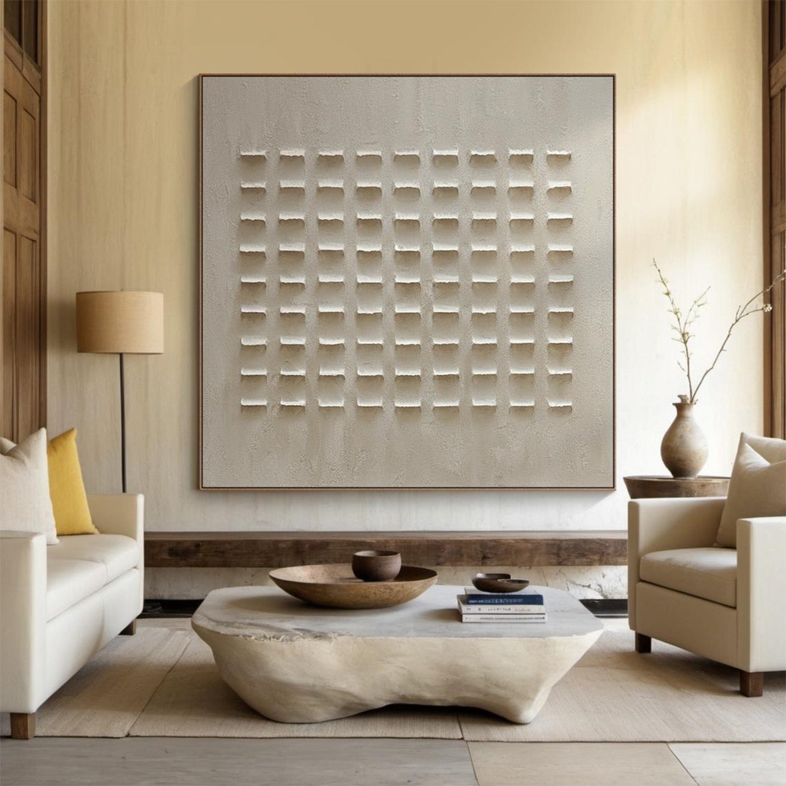 Beige Craft Painting