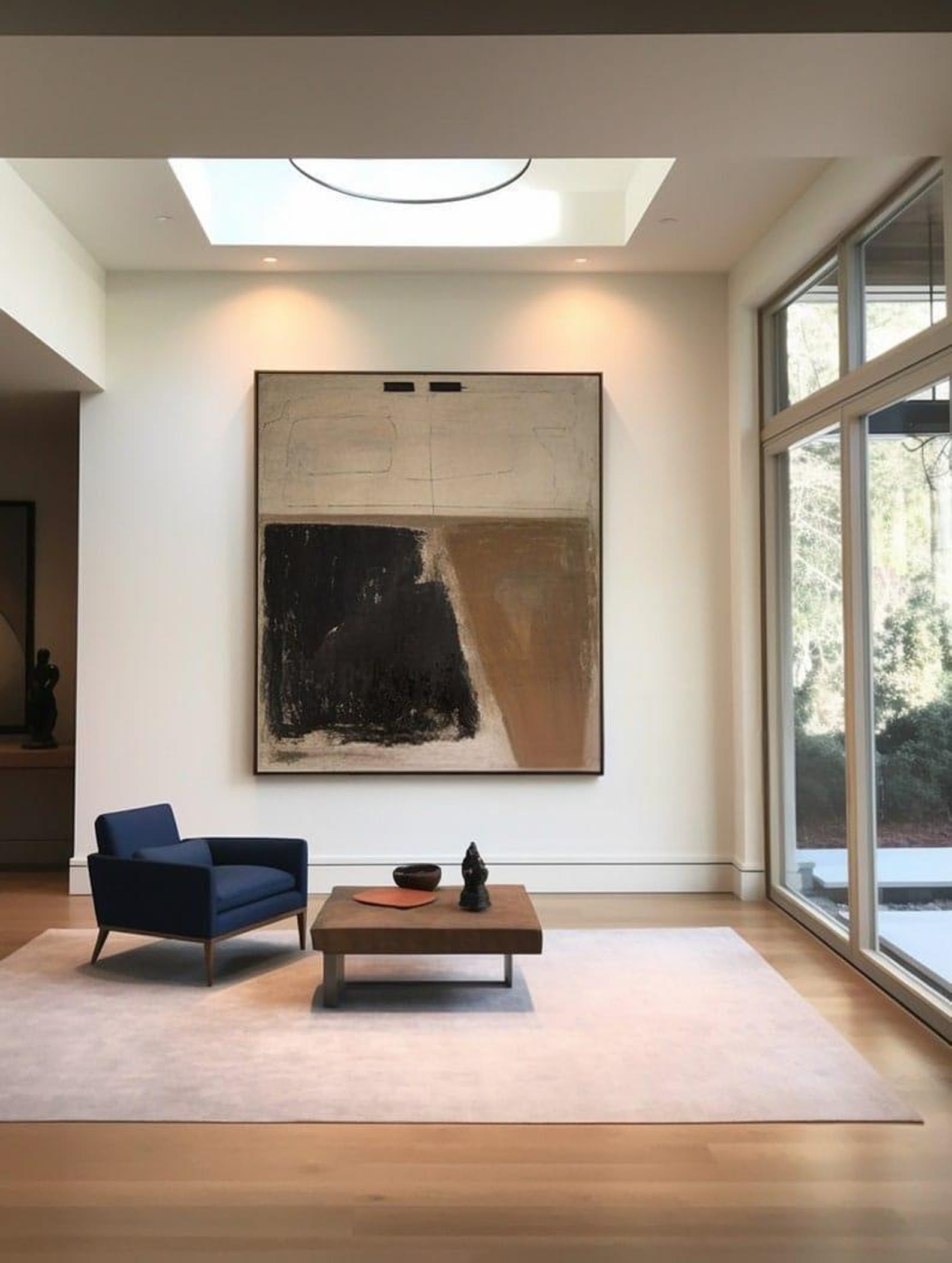 Brown Abstract Painting