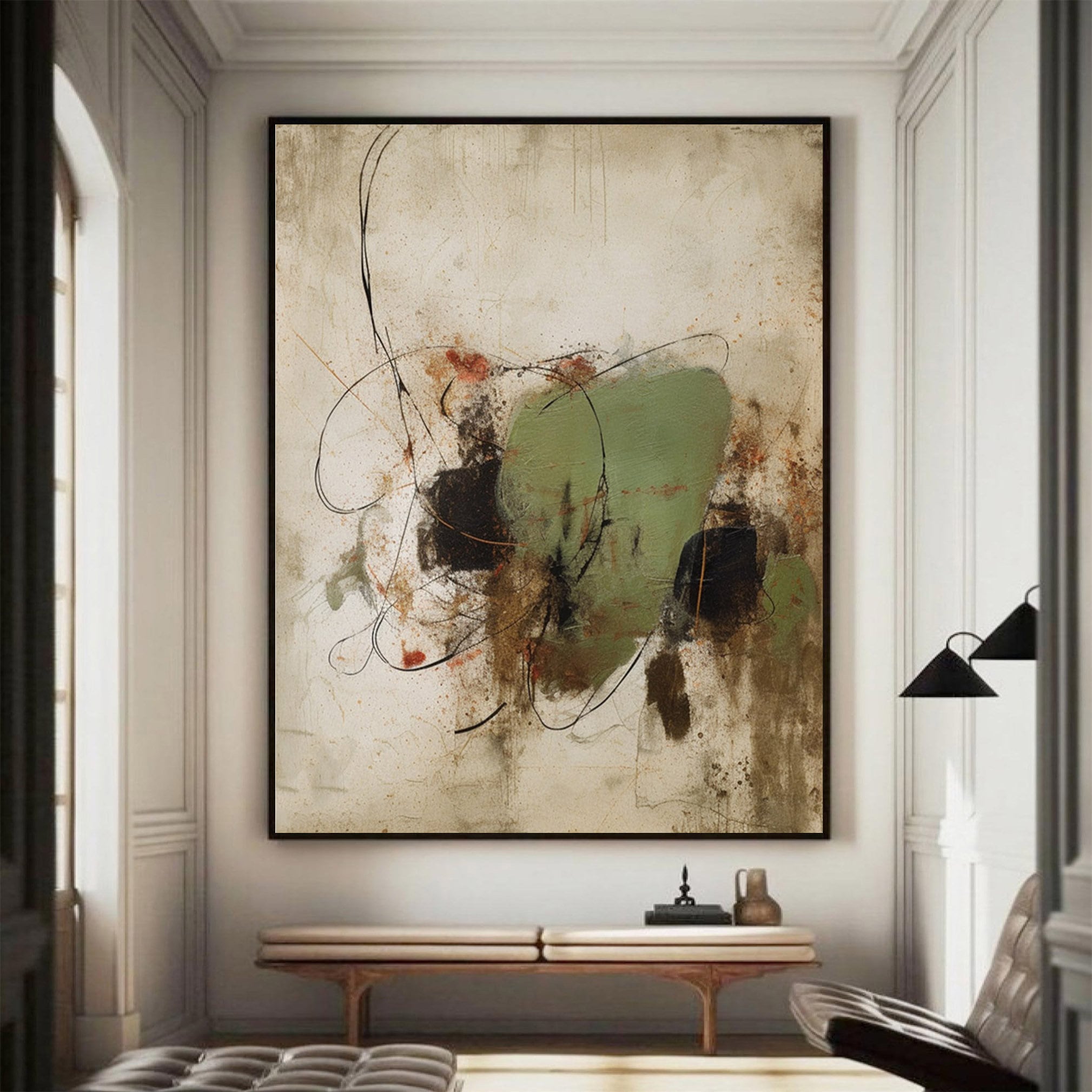 Green Beige Intersection