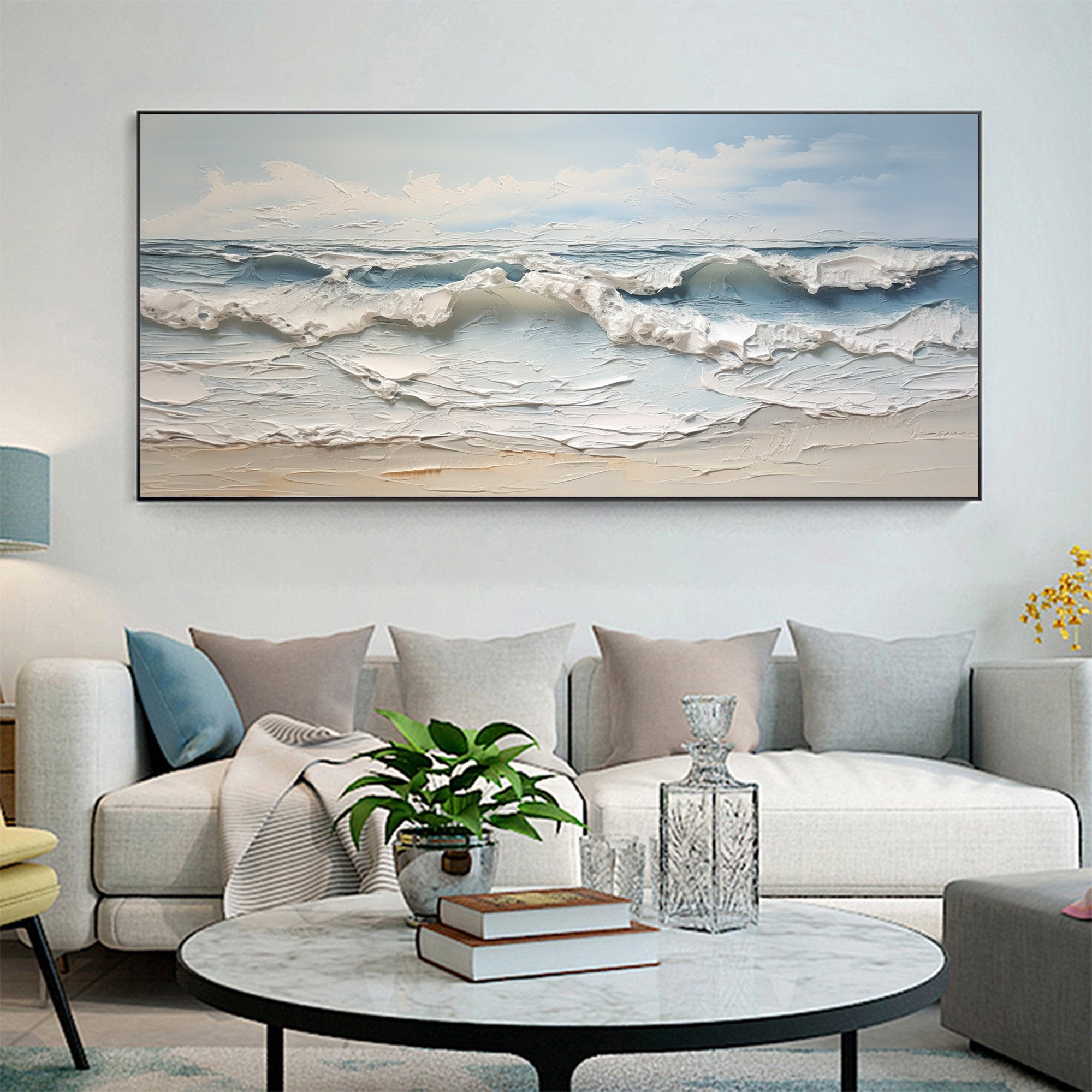 Ocean Wave Oil Painting