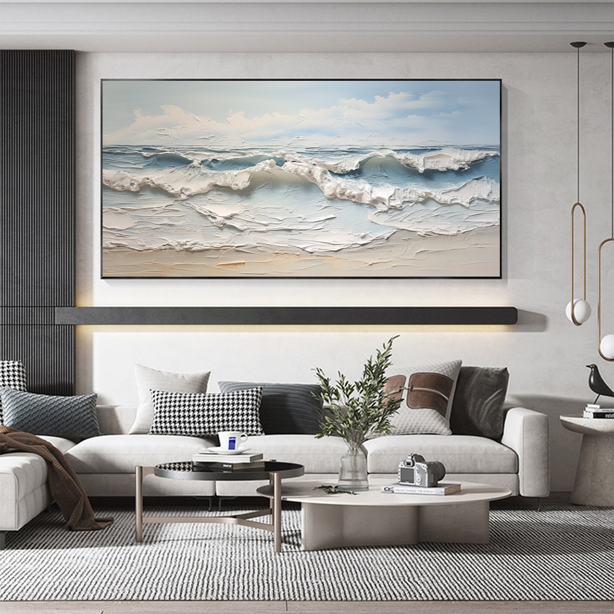 Ocean Wave Oil Painting