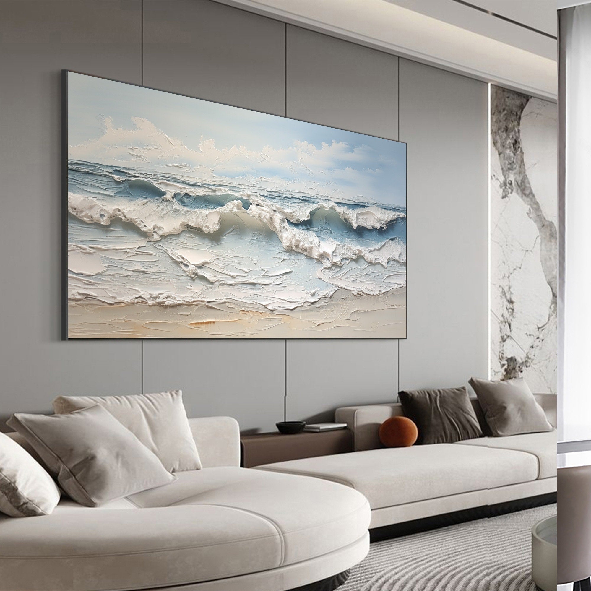 Ocean Wave Oil Painting