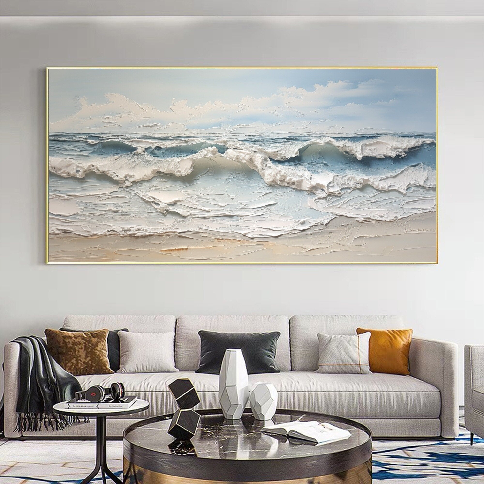 Ocean Wave Oil Painting