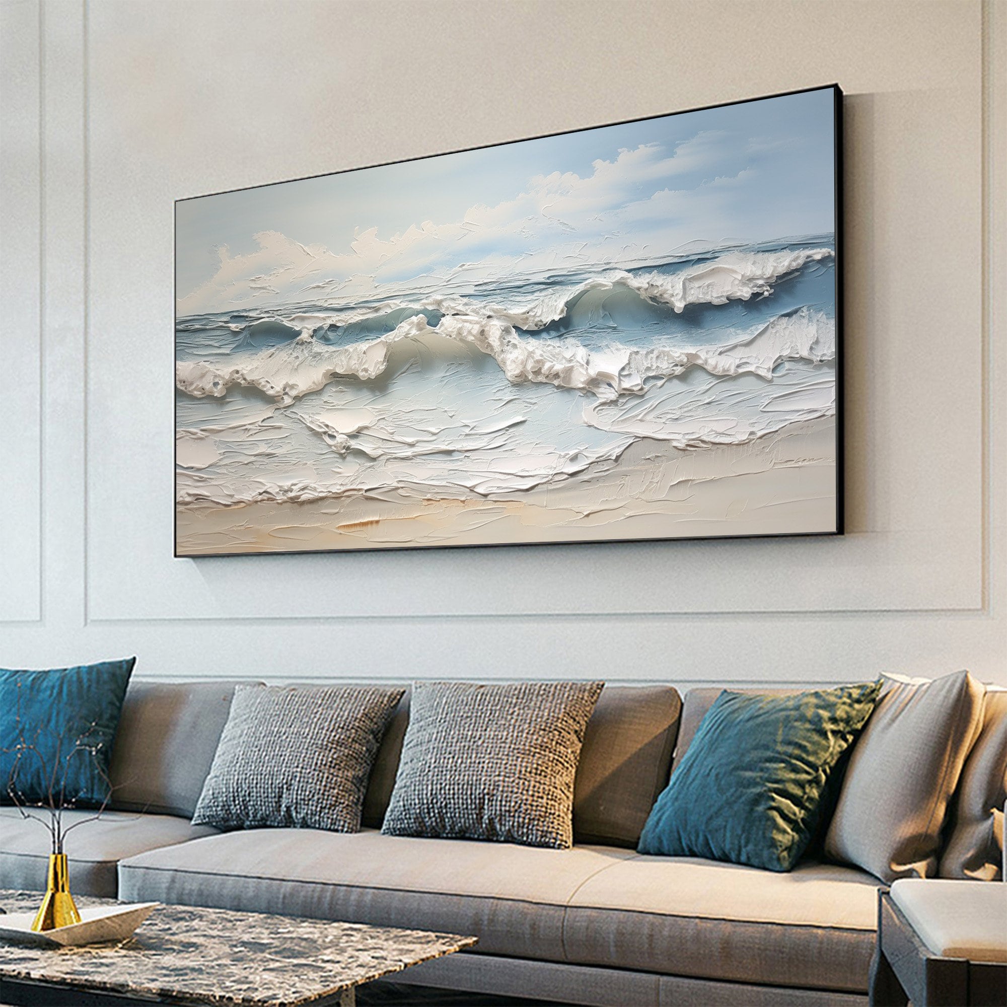 Ocean Wave Oil Painting