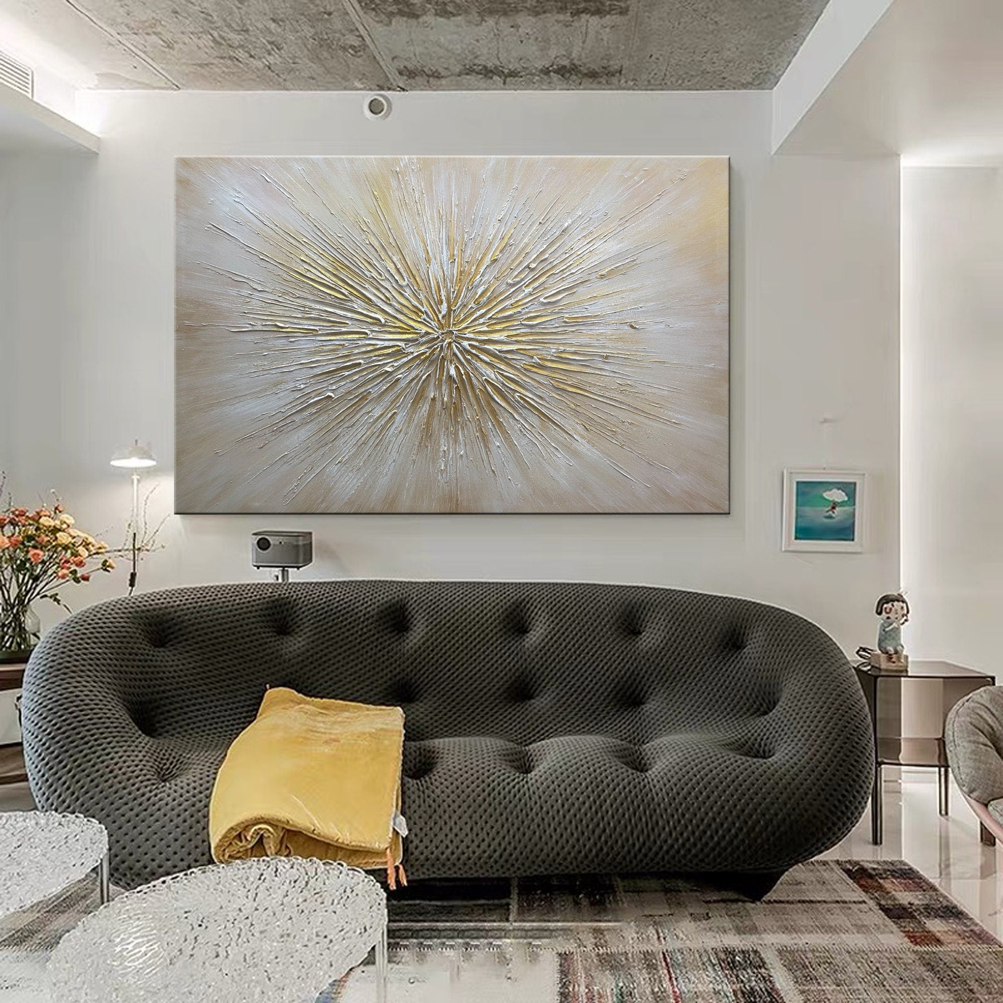 Gold Texture Wall Art