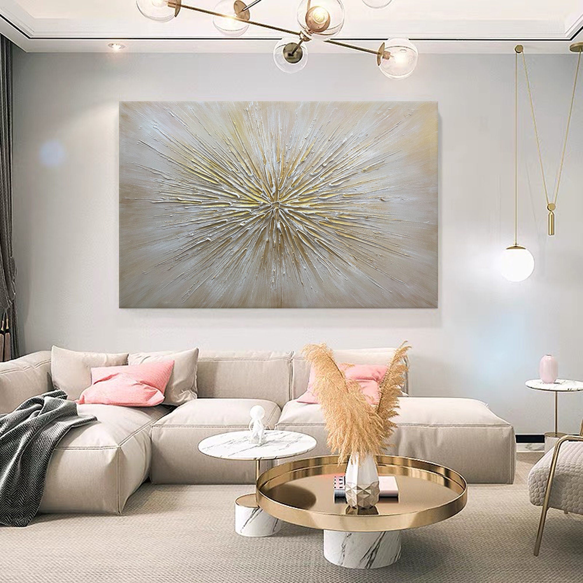 Gold Texture Wall Art