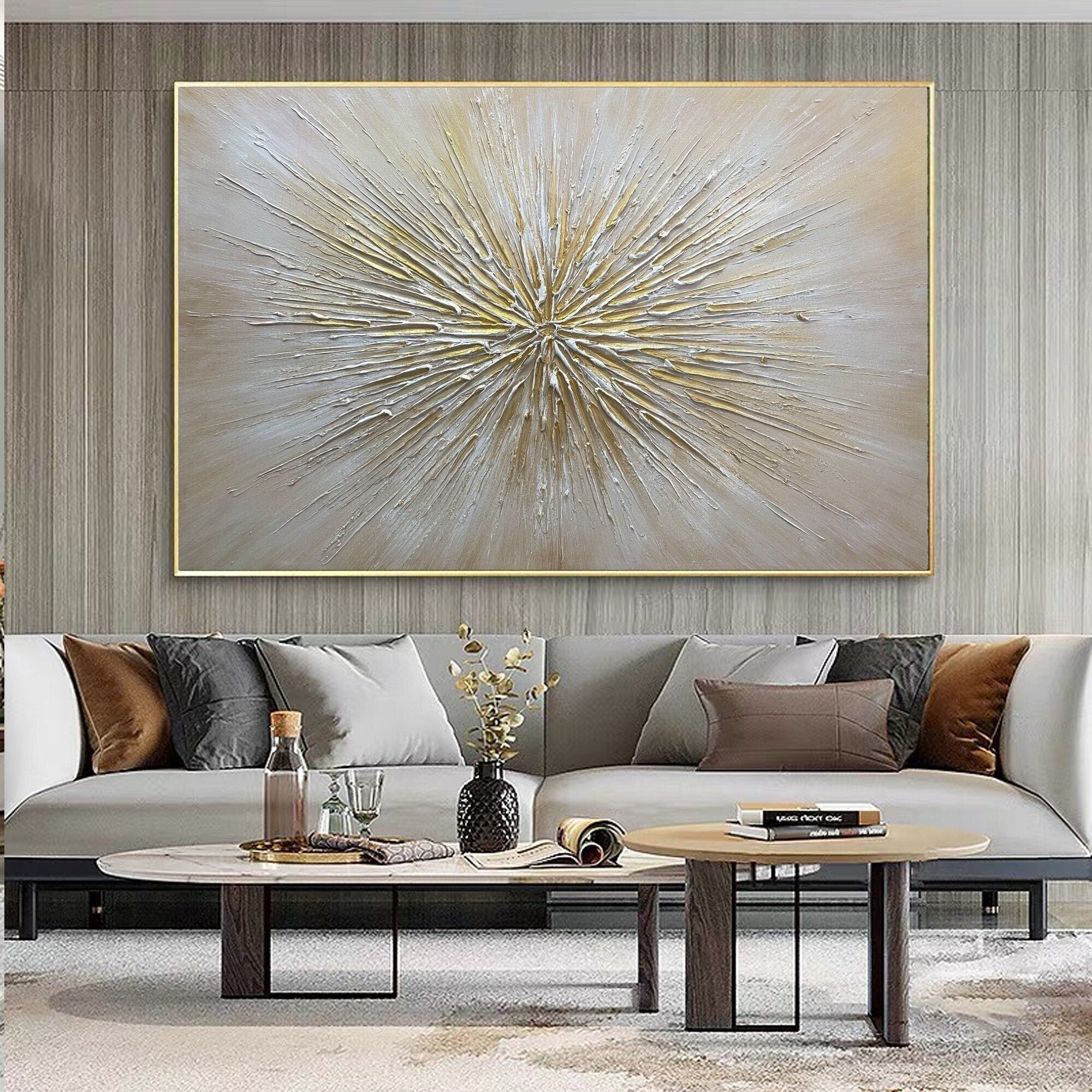 Gold Texture Wall Art