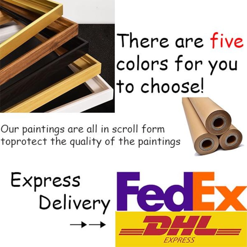 Original white and black painting, original horse painting