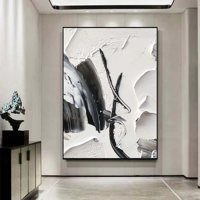 Black White Painting