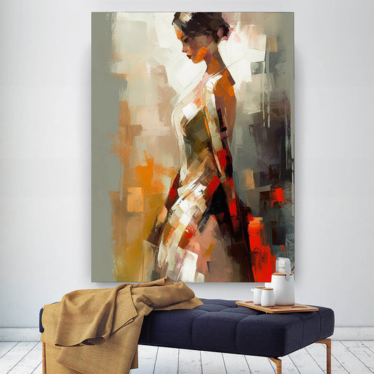 Abstract Figurative Canvas Paintings Expressionist Art figure Painting AFP243027