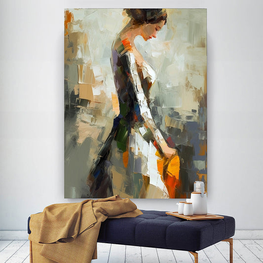 Abstract Figurative Canvas Paintings Expressionist Art figure Painting AFP243025