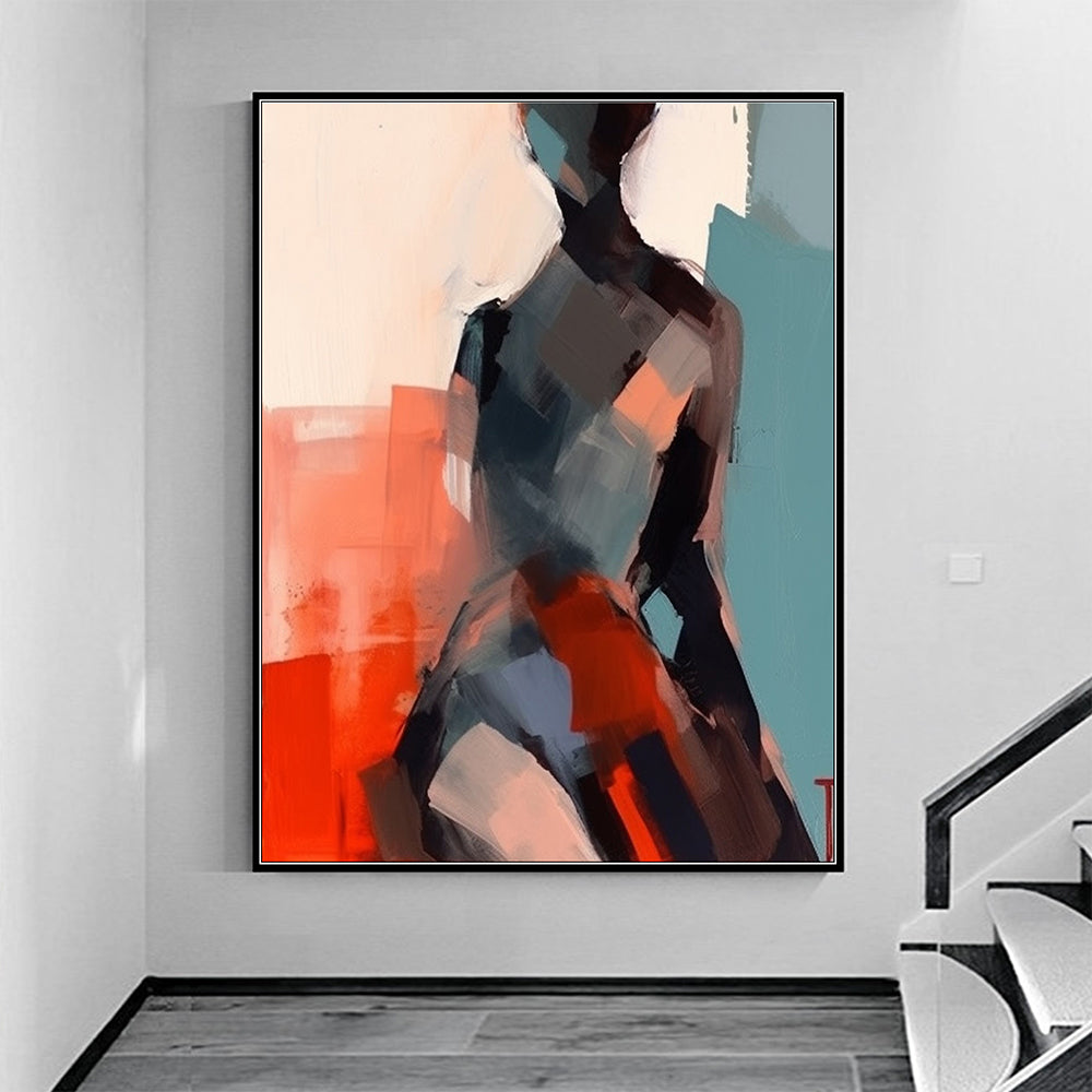 Abstract Figurative Canvas Paintings Expressionist Art figure Painting AFP243024