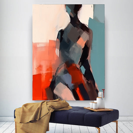 Abstract Figurative Canvas Paintings Expressionist Art figure Painting AFP243024