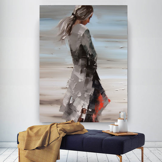 Abstract Figurative Canvas Paintings Expressionist Art figure Painting AFP243022