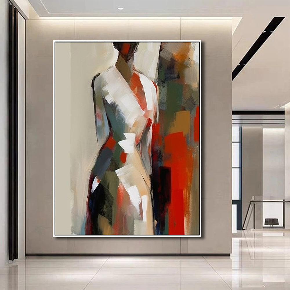 Abstract Figurative Canvas Paintings Expressionist Art figure Painting AFP243020