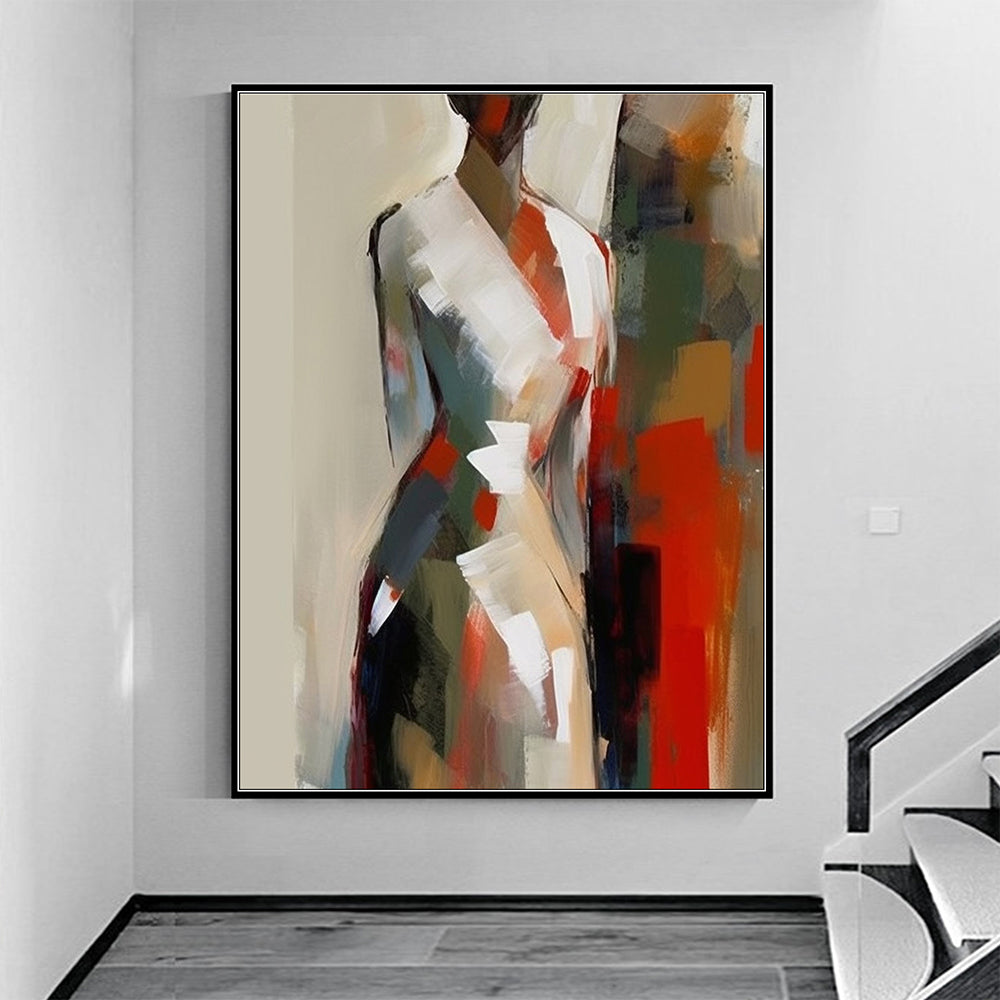 Abstract Figurative Canvas Paintings Expressionist Art figure Painting AFP243020