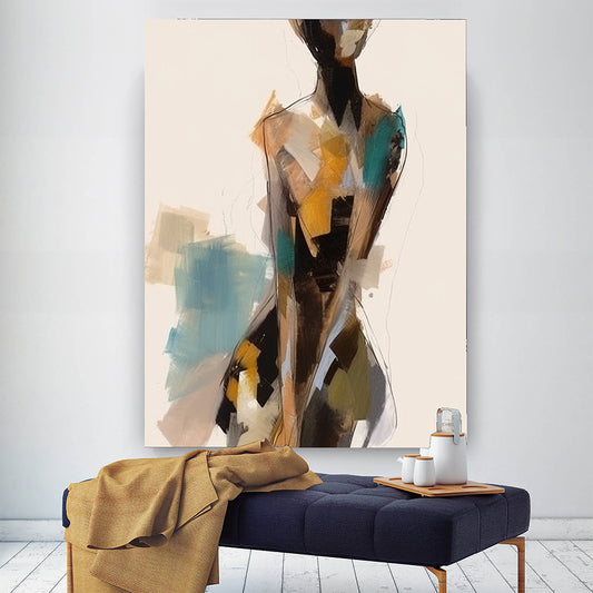 Abstract Figurative Canvas Paintings Expressionist Art figure Painting AFP243016