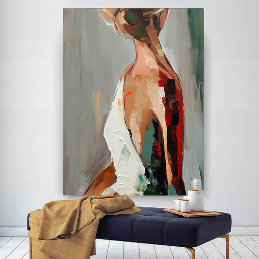 Abstract Figurative Canvas Paintings Expressionist Art figure Painting AFP243015