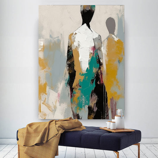 Abstract Figurative Canvas Paintings Expressionist Art figure Painting AFP243009