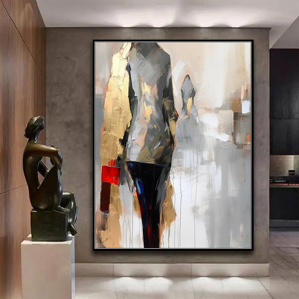 Abstract Figurative Canvas Paintings Expressionist Art figure Painting AFP243003