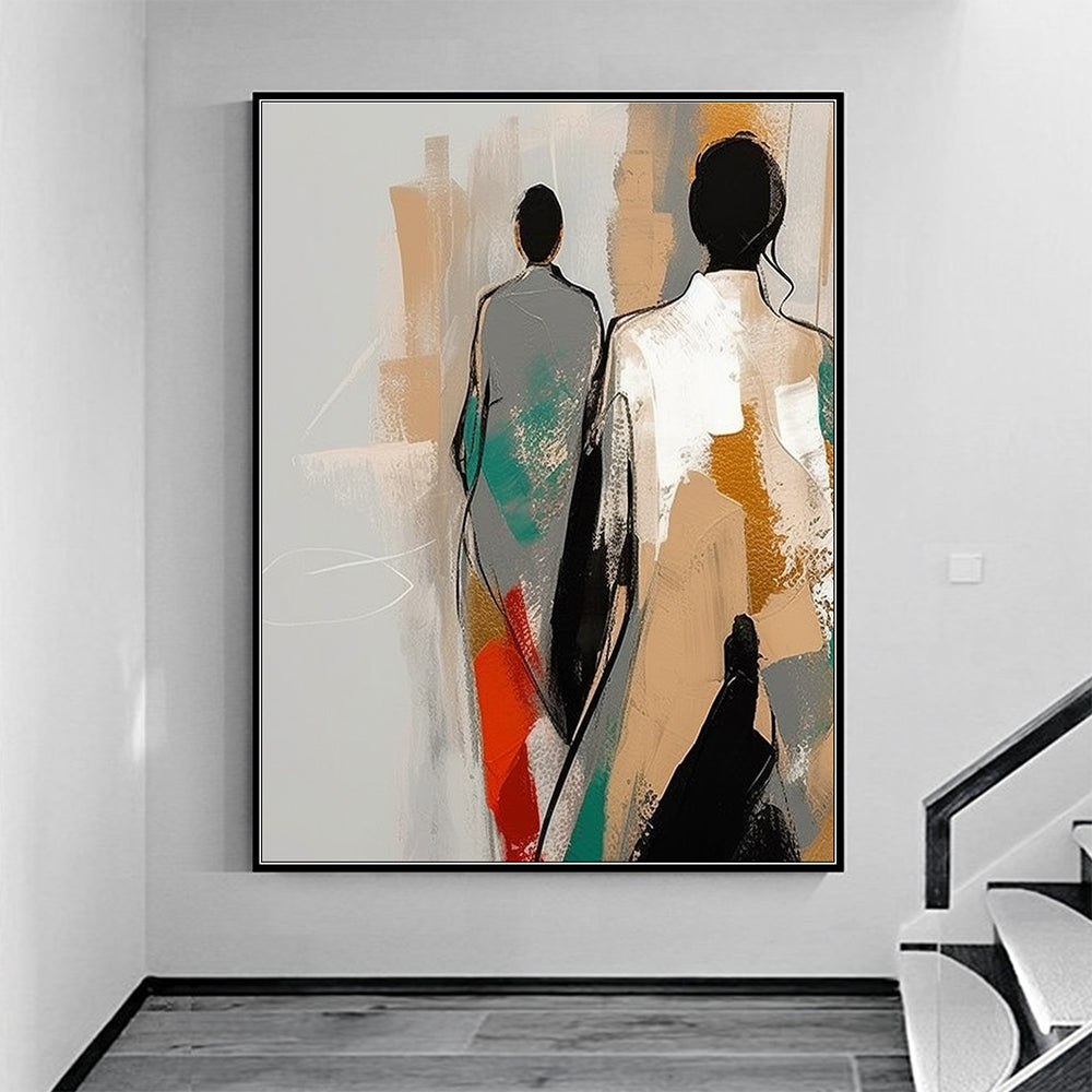 Abstract Figurative Canvas Paintings Expressionist Art figure Painting AFP243102