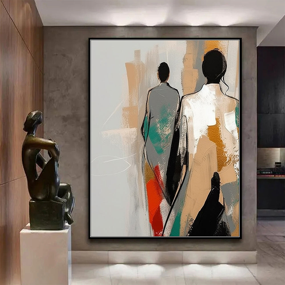 Abstract Figurative Canvas Paintings Expressionist Art figure Painting AFP243102