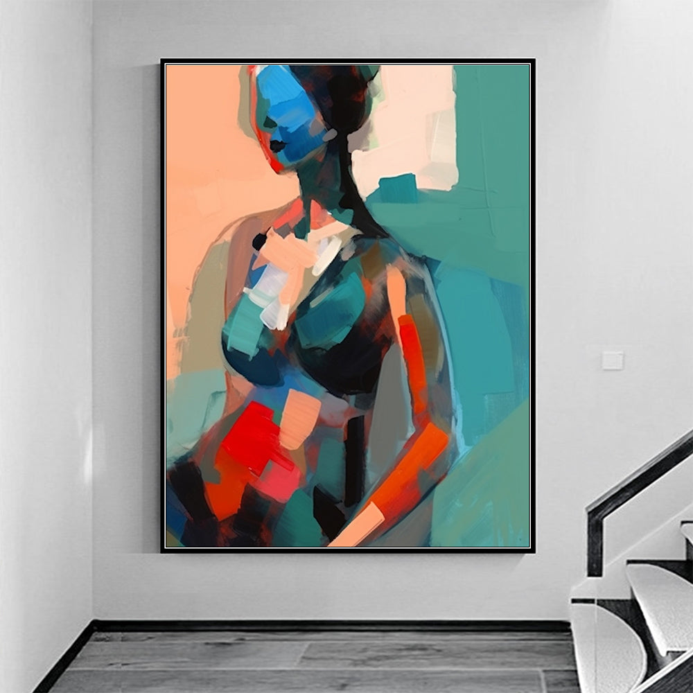 Abstract Figurative Canvas Paintings Expressionist Art figure Painting AFP243078