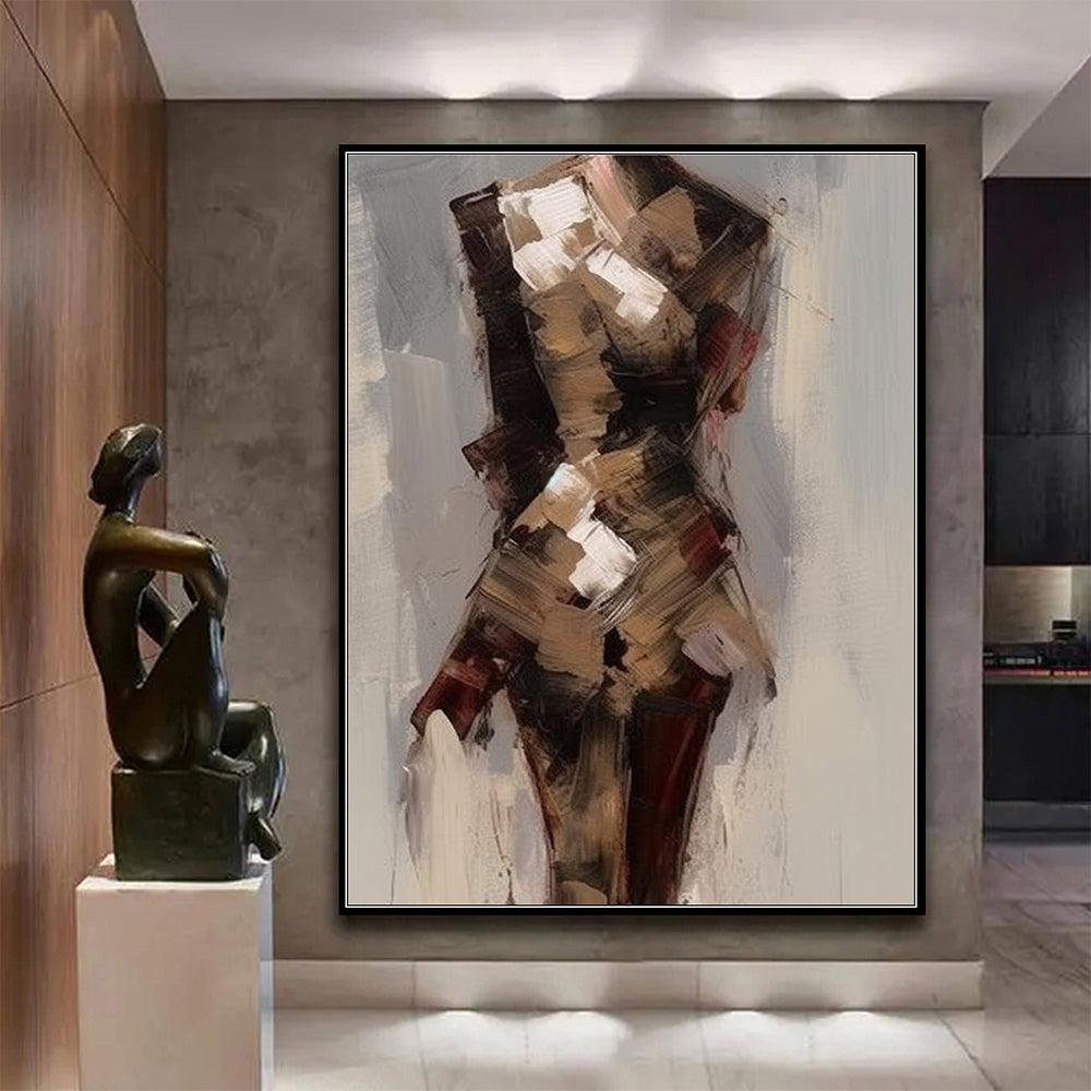 Abstract Figurative Canvas Paintings Expressionist Art figure Painting AFP243061