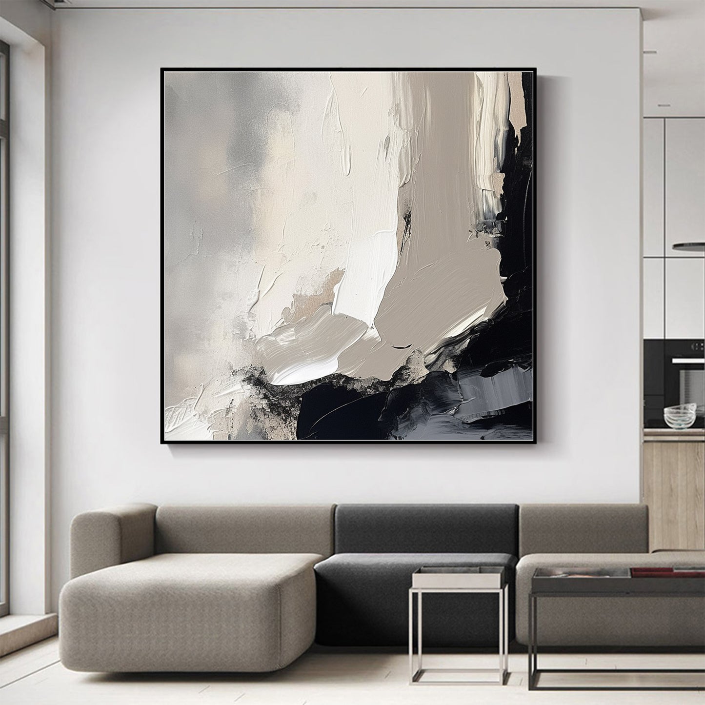 2024 New Black And White Painting Bedroom Wall Art For Living room