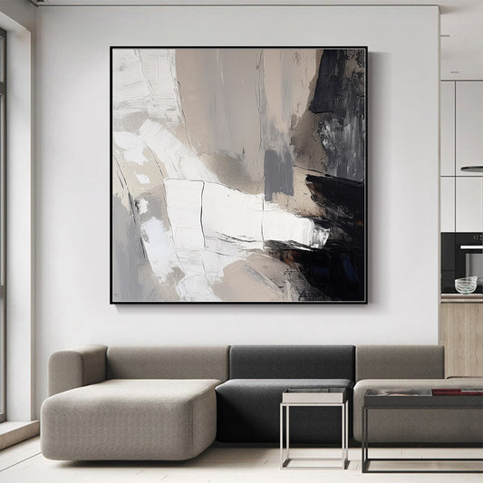 2024 New Black and white Minimalist Painting Dining Room Art