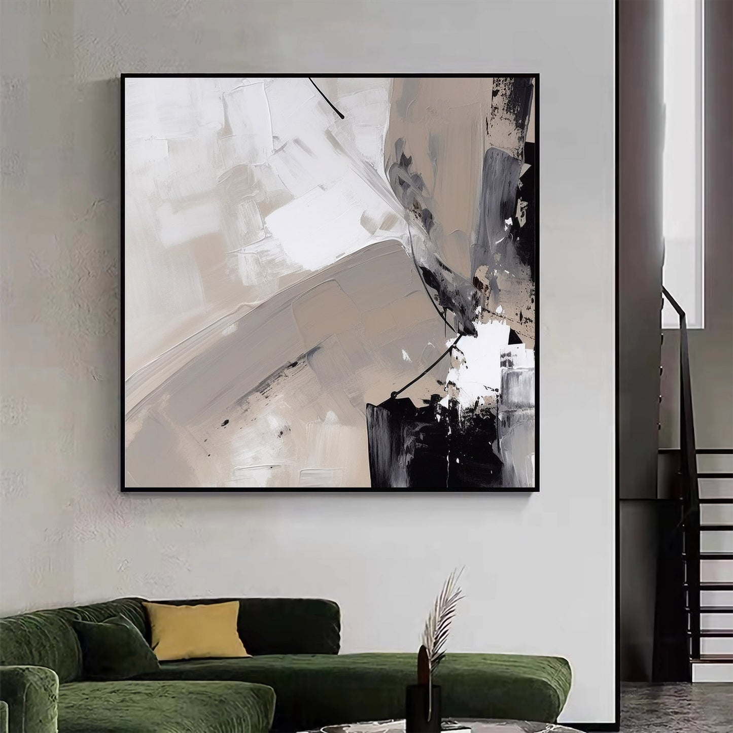 2024 New Black and White Minimalist art Wabi Sabi Decor