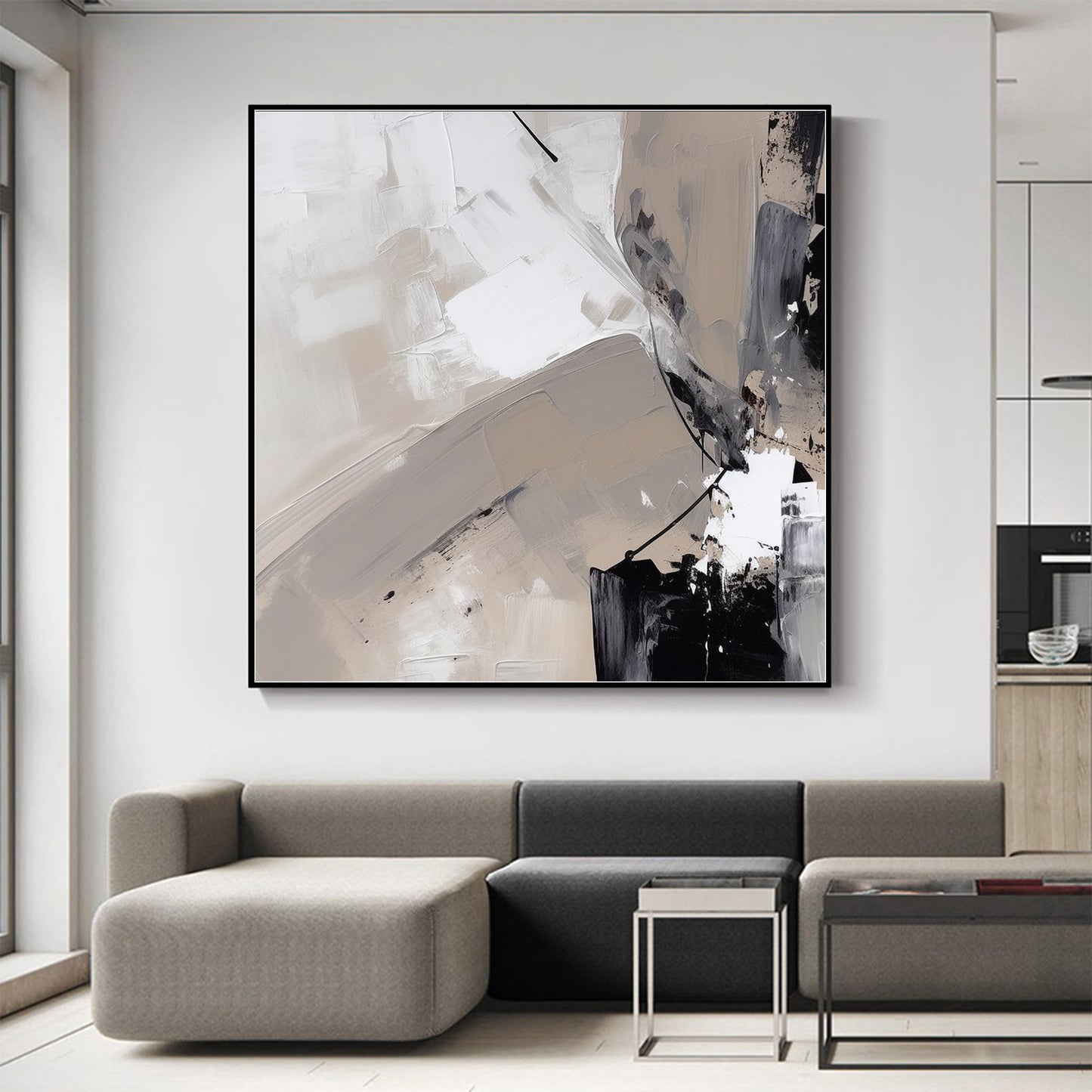 2024 New Black and White Minimalist art Wabi Sabi Decor