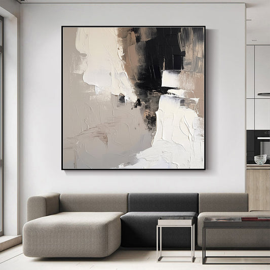 2024 New Black And White Abstract Art Bedroom Wall Art