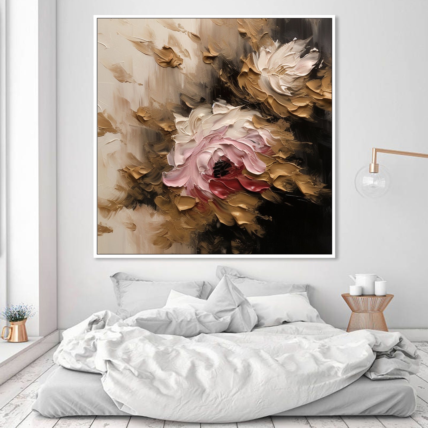 Texture Wall Decor Home Decor Gift Abstract Floral Painting F#BRT2382