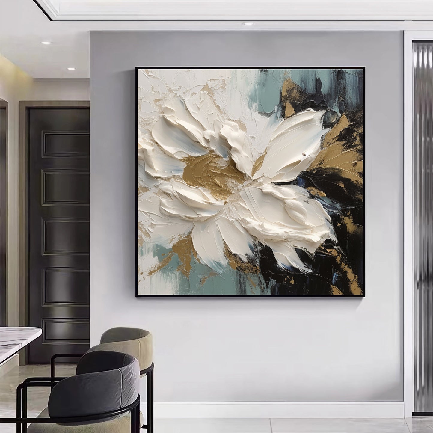 Texture Wall Decor Home Decor Gift Abstract Floral Painting F#BRT2380