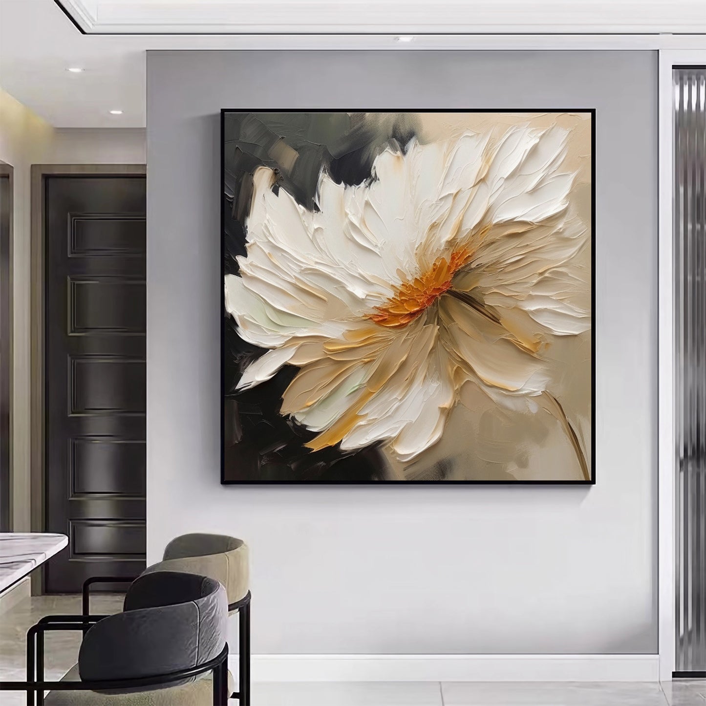 Texture Wall Decor Home Decor Gift Abstract Floral Painting F#BRT2378