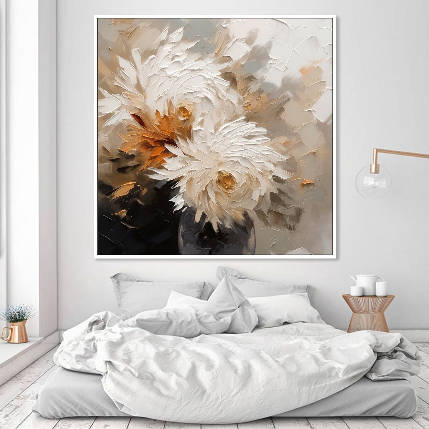 Texture Wall Decor Home Decor Gift Abstract Floral Painting F#BRT2370