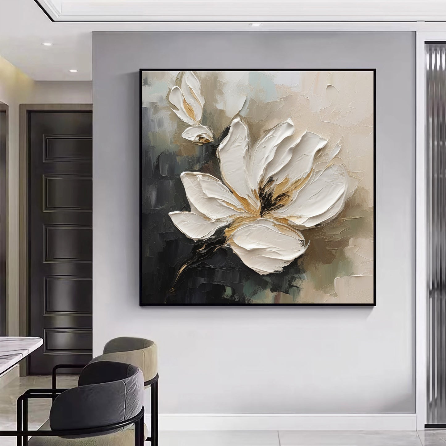 Texture Wall Decor Home Decor Gift Abstract Floral Painting F#BRT2349