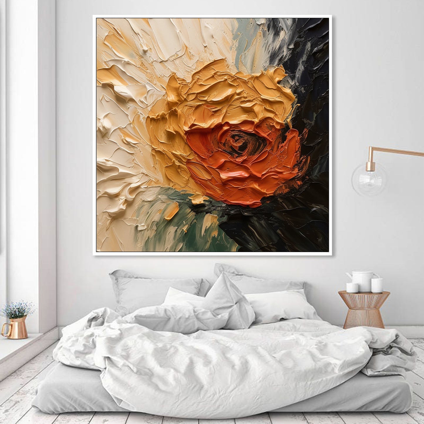 Texture Wall Decor Home Decor Gift Abstract Floral Painting  F0416BRT2330