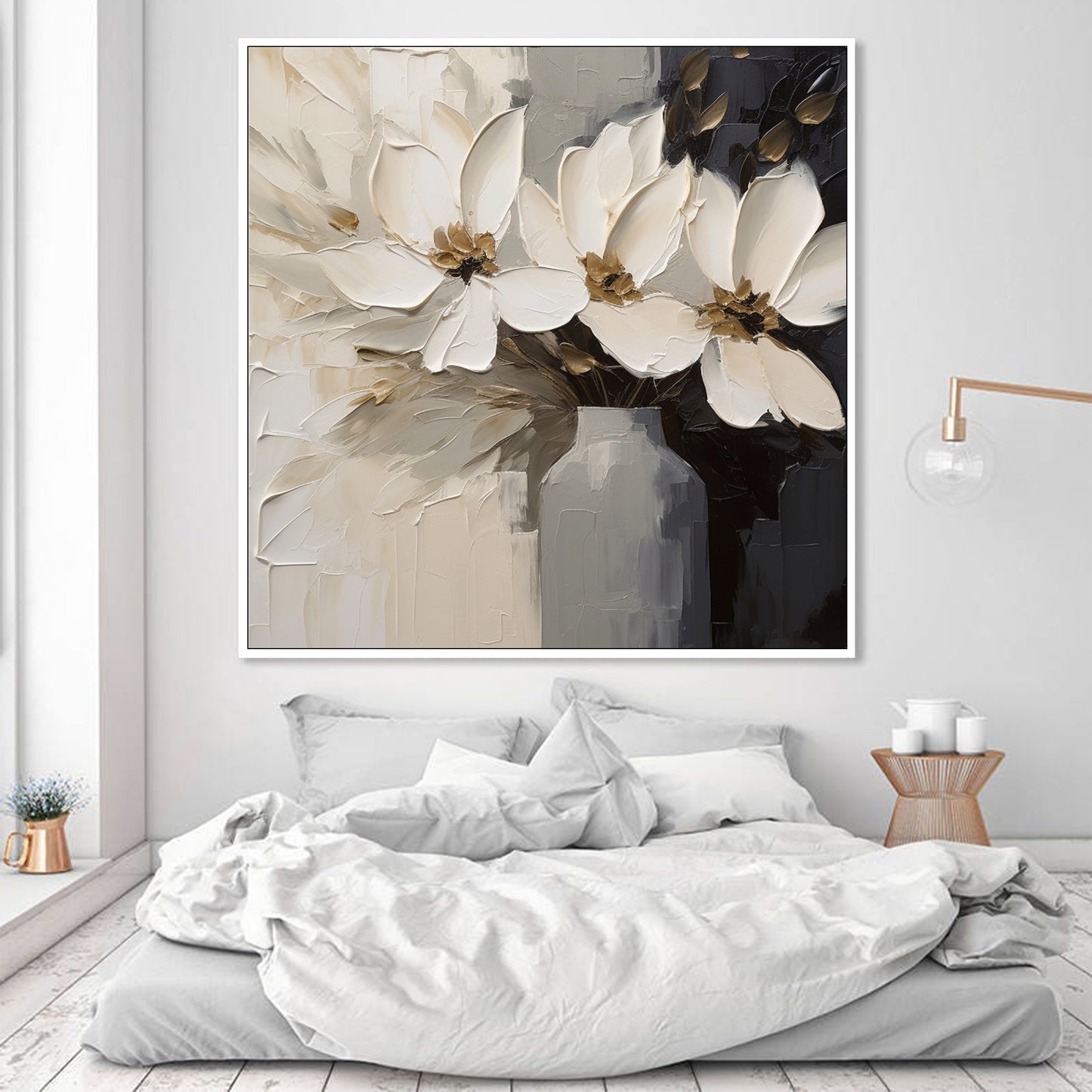 Texture Wall Decor Home Decor Gift Abstract Floral Painting F#BRT2328