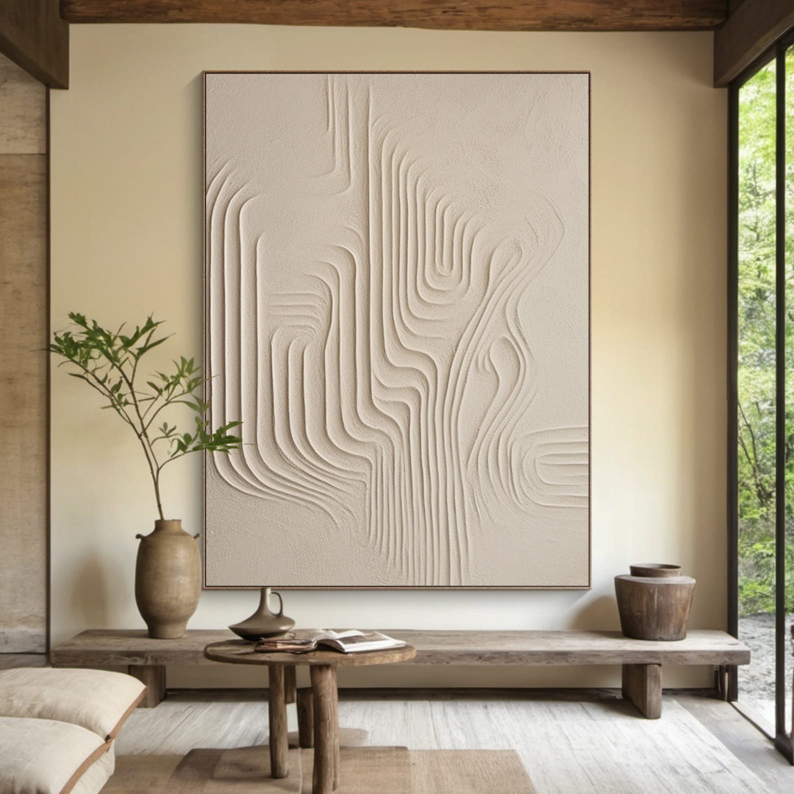 Large Beige Painting