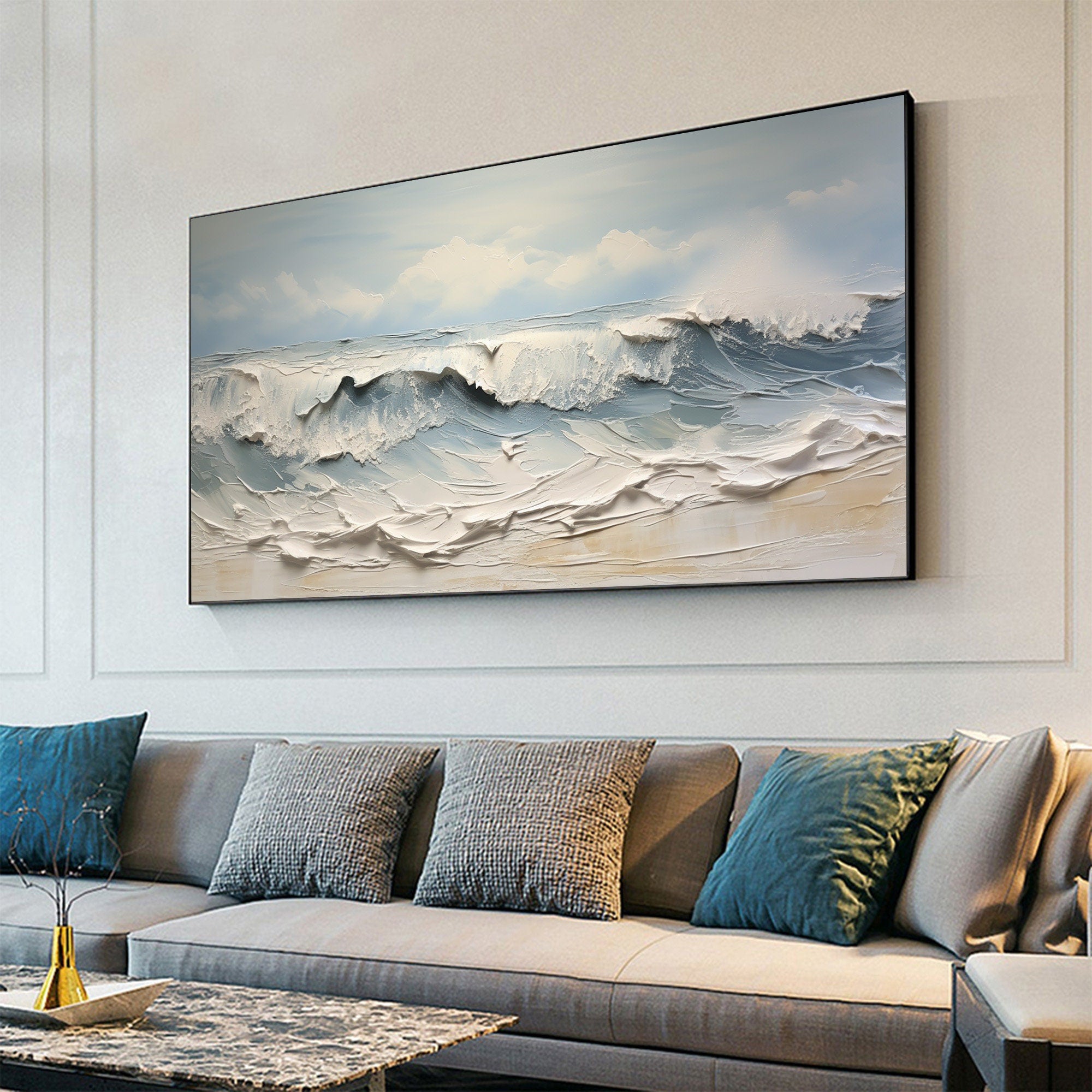 Ocean Wave Oil Painting