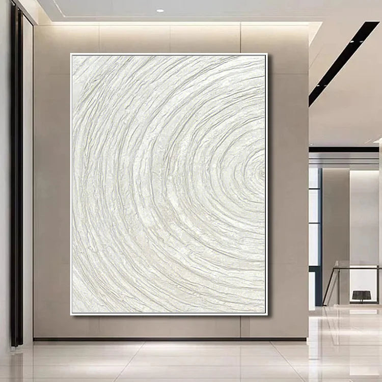 White Texture Art White Abstract Art White 3D Texture Art White Wall Art White Textured Wall Art