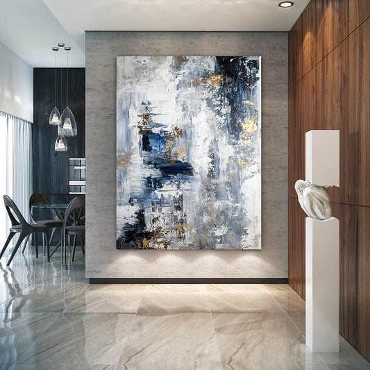 Large Abstract Painting,Modern abstract painting,oil hand painting,office wall art,original abstract,textured art