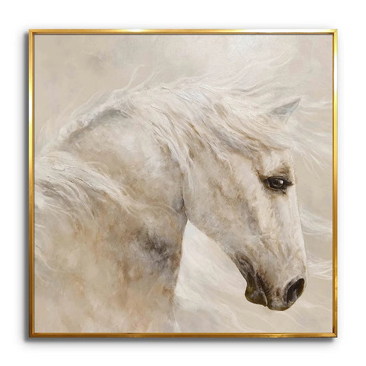 Original Painting Horse,Gallery quality,Large Animal abstract painting